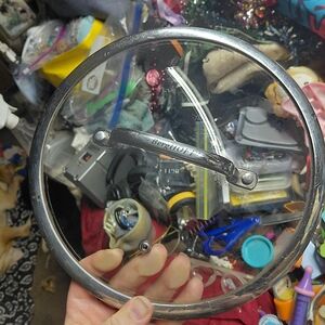 BergHOFF Glass and Stainless Steel Cookware Lid - Clear/Silver